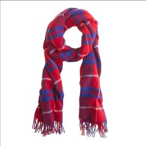Jcrew wool plaid scarf